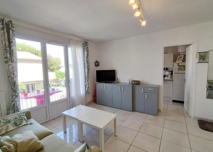 T3 Confortable Avec Terrasse Et Parking A 100m De La Plage, Pour 6 Personnes A Narbonne-plage - Fr-1-795-64 דירה *