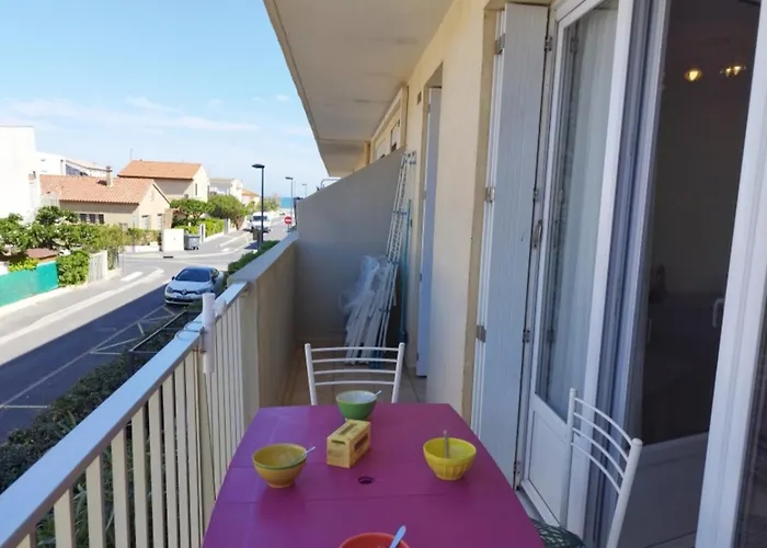 דירה T3 Confortable Avec Terrasse Et Parking A 100m De La Plage, Pour 6 Personnes A Narbonne-plage - Fr-1-795-64 נרבון